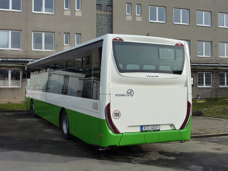 Sviadnov, garáže ČSAD FM, leden 2015